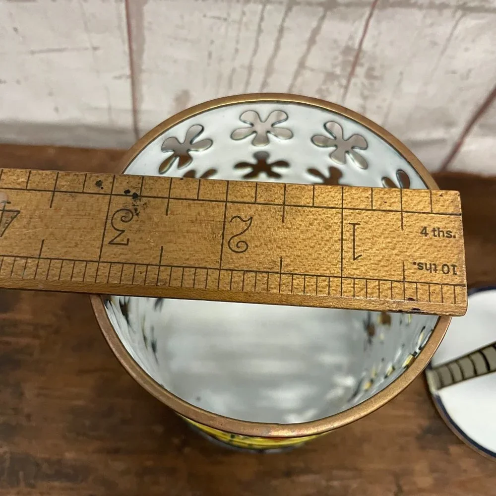 Kelvin Chen Enameled Copper Candle Holder